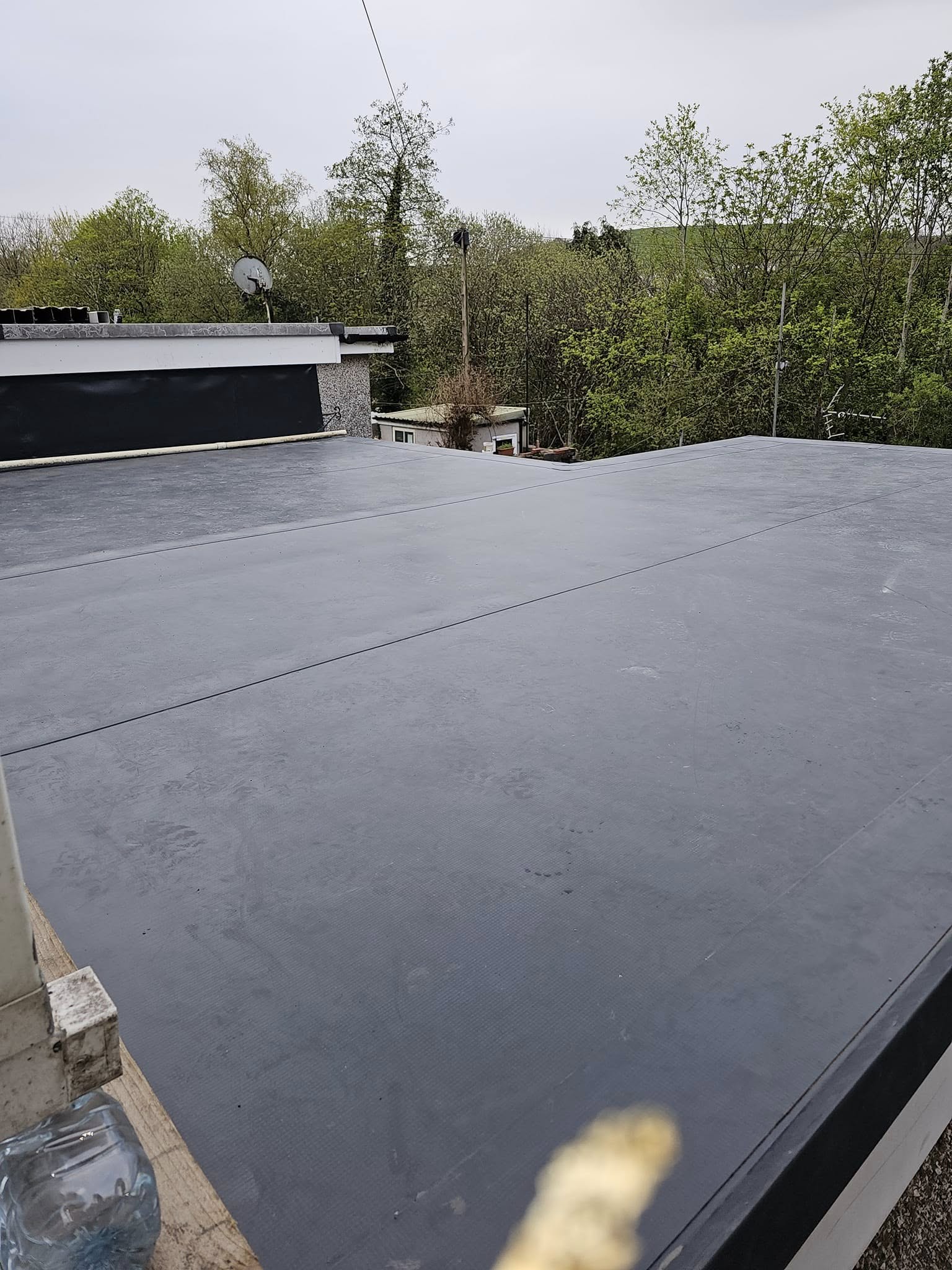flat roof installation